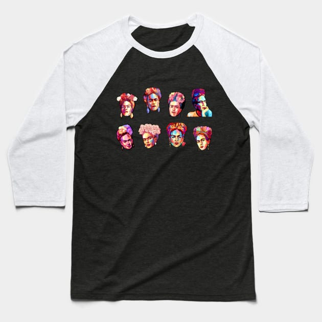 Frida collection Baseball T-Shirt by mailsoncello